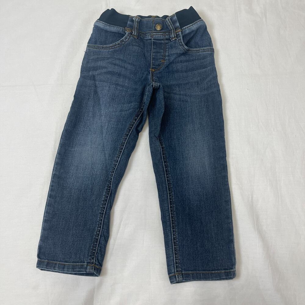 Lee Boys X-TREME Comfort Jeans Denim‎ Blue Stretchy Waist with Pocket Size 4/XS
